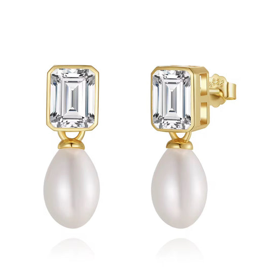 Lumiere Pearl Drop Earrings