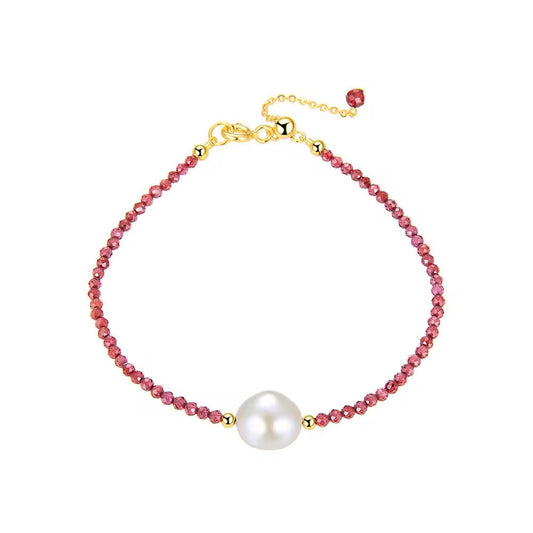 Alma Garnet Bracelet