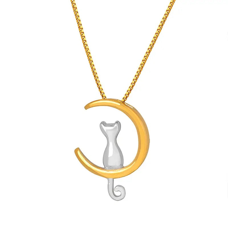 Moonlight Cat Necklace