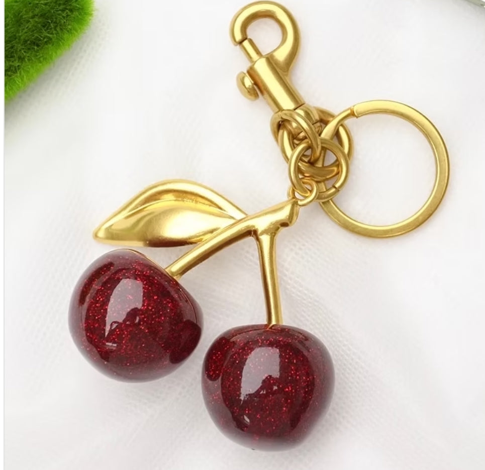 Cherry Bag Charm