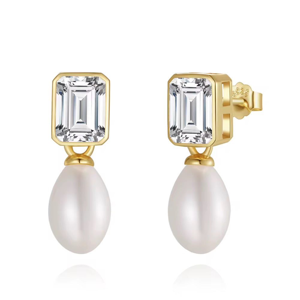 Lumiere Pearl Drop Earrings