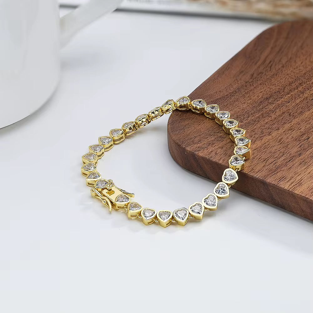 Amour Tennis Bracelet