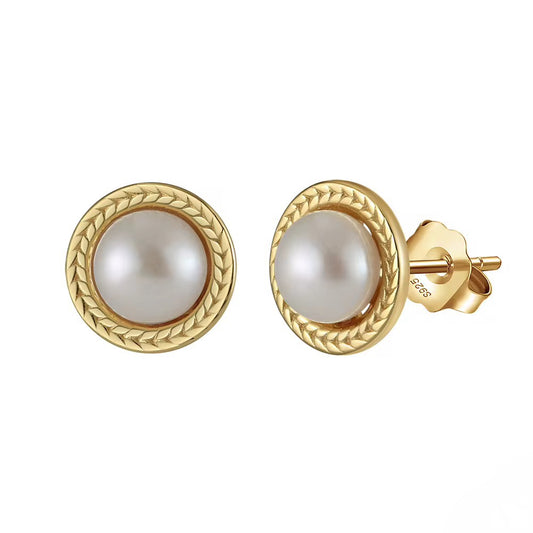 Verona Pearl Studs