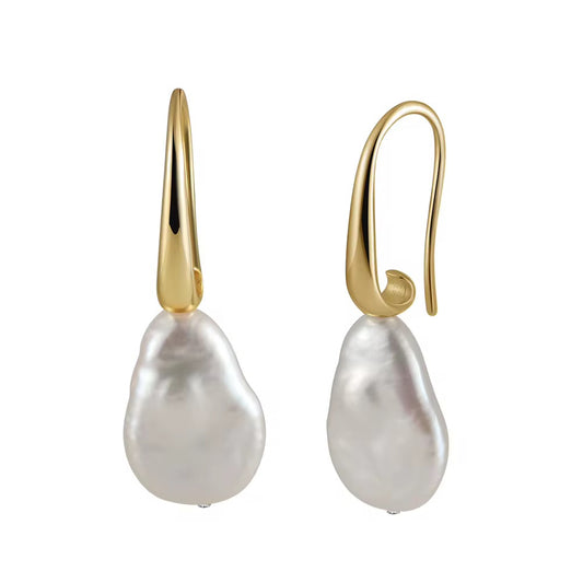 Elara Baroque Pearl Drops