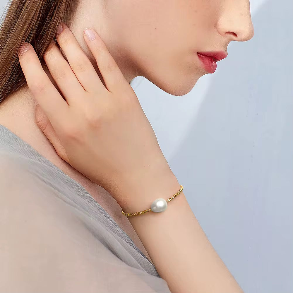 Golden Pearl bracelet